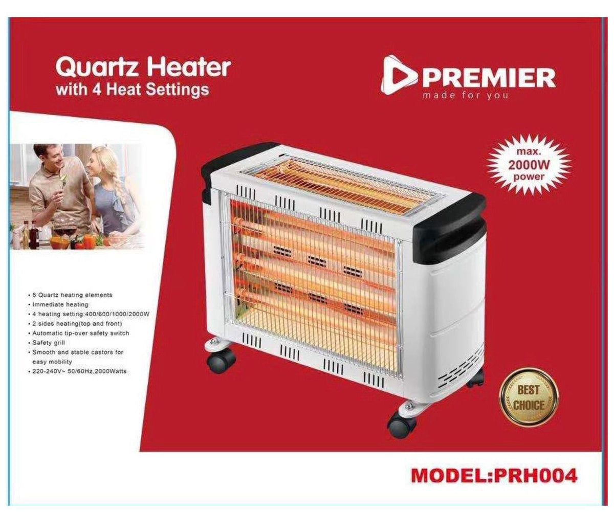 Premier Quality Moveable 2000W Space Room Heater With 4 Heat Settings